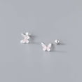 thumbnail image 5 of Earing S925 Estilo Literario Plateado Hilo De Mariposa De Mariposa Mini Sleep Sin Tomar Earing Clavos para los oídos, 5 of 5