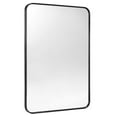 thumbnail image 2 of Accreate Bathroom Mirrors for Wall, Metal Framed, Modern Decorative Vanity Rounded Rectangle Mirror for Bedroom, Living Room, Horizontally or Vertically, 2 of 5