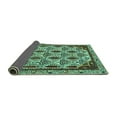 thumbnail image 2 of Ahgly Company Indoor Rectangle Abstract Turquoise Blue Modern Area Rugs, 6' x 9', 2 of 4