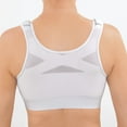 thumbnail image 2 of Seamless Front Hook Comfort Bra, Size 40 White, 2 of 6