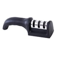 thumbnail image 4 of Afilador De Cuchillos De 3 Etapas, Herramienta De Afilado De Cuchillas Negro Conveniente Para Cocina, 4 of 8