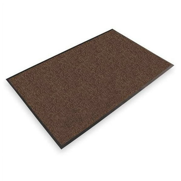 Notrax Carpeted Entrance Mat,Dark Brown,4ftx6ft 130S0046DB