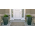thumbnail image 2 of Linon Outdoor Washable Area Rug Collection, Ivory and Brown, 2' x 3', 2 of 7