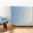 Gap Home Melange Ombre NonSlip Cotton Bath Rug, Blue, 20"x30