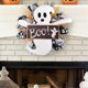 thumbnail image 4 of Halloween Wreaths for Front Door Boo Ghost Sign Halloween Door Hanger, 4 of 5