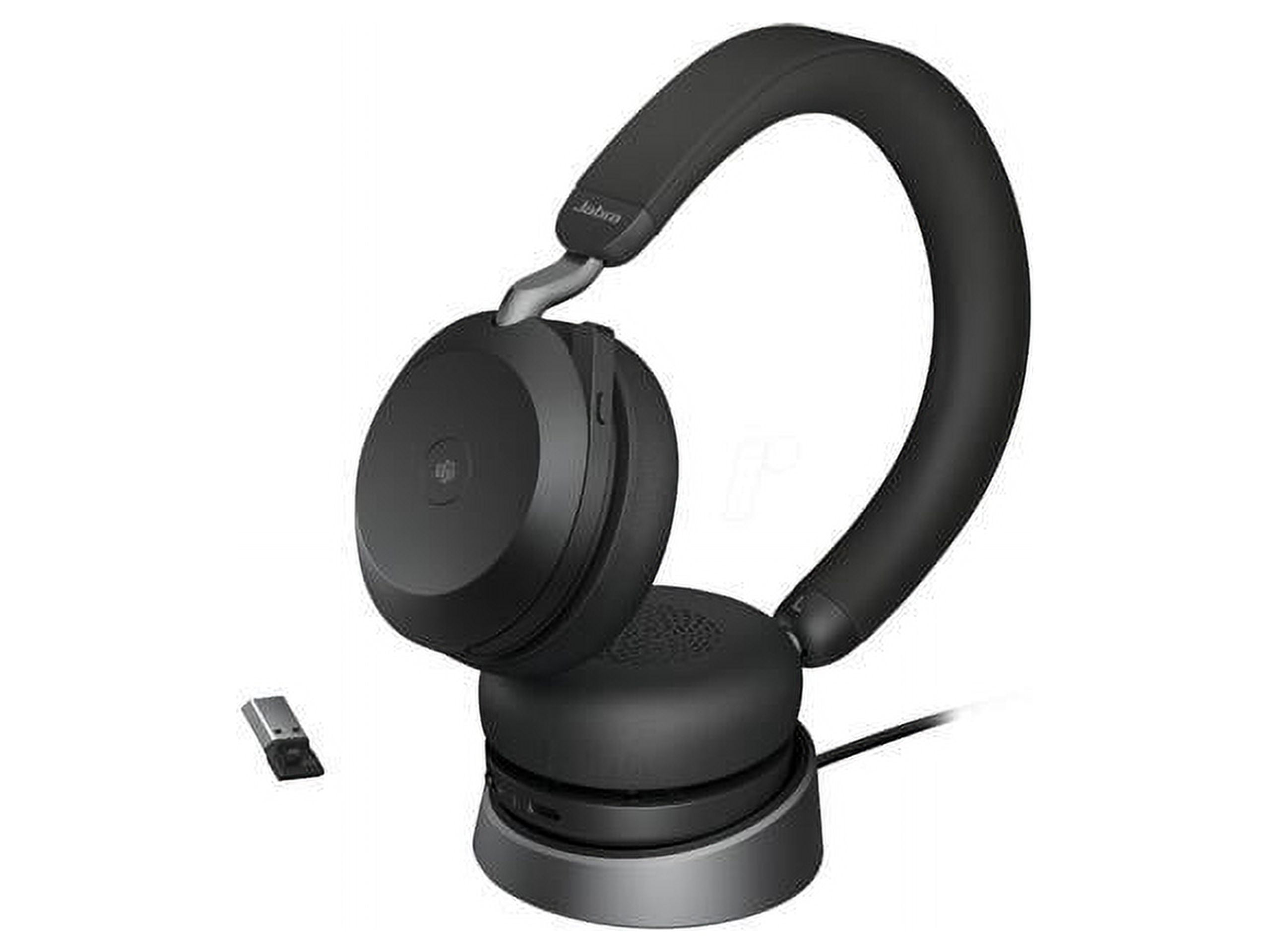 Jabra Evolve2 85 - USB-A UC Stereo Stand - Black Wireless Headset