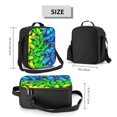 thumbnail image 2 of Disketp Multicolored Butterflies Bolsa Térmica Estampada para Almuerzo, Lonchera para Hombres y Mujeres Adultos, 2 of 7