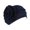 Navy Blue, variant on Happy Date 1 Piece Women Turban Flower Caps Vintage Beanie Headscarf Elastic Headwrap Hat