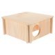 thumbnail image 1 of Escondite de madera para hámster, casa de descanso para hámster, casa para conejillos de indias, nido pequeño para mascotas de interior, 1 of 6
