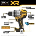 thumbnail image 3 of Perforador percutor inalámbrico DEWALT 20V MAX XR 1/2" con batería de 8AH, 3 of 7