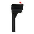 thumbnail image 4 of Architectural Mailboxes Gentry All-in-One, Large, Plastic, Mailbox and Post Combo, Black, GGC1B00AM, 4 of 6