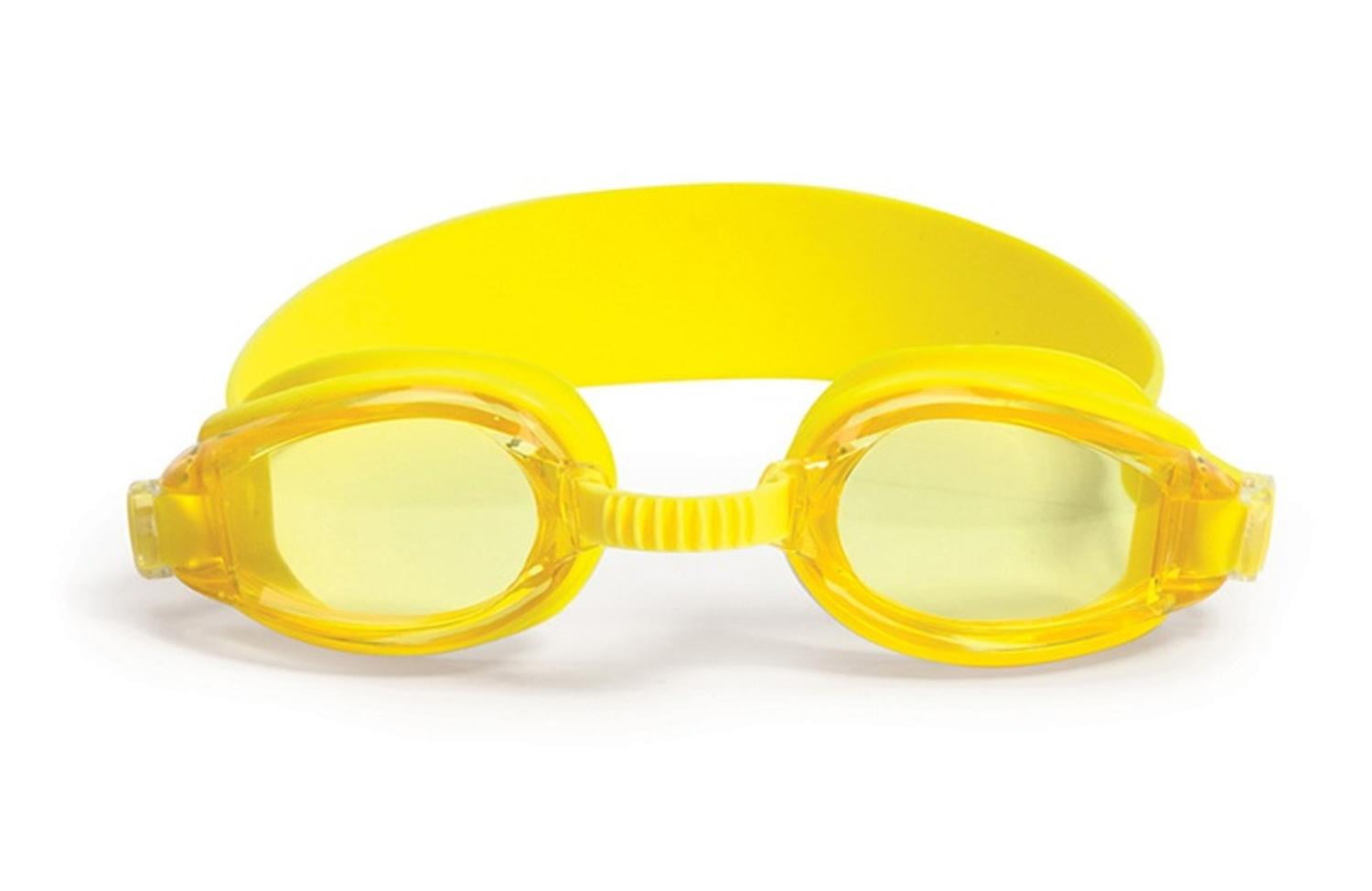 6.25" Advantage Yellow Goggles Swimming Pool Accessory for Juniors by Swim Central
