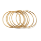 thumbnail image 4 of 7 Pzs Pulseras De Acero Inoxidable color dorado, 4 of 4