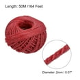 thumbnail image 2 of Unique Bargains Ficelle en Jute 164 Pieds 2 mm, Corde en Jute, Cordons en Jute Rouges, 2 of 6