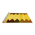 thumbnail image 2 of Ahgly Company Machine Washable Indoor Rectangle Abstract Yellow Contemporary Area Rugs, 7' x 10', 2 of 4