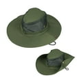 thumbnail image 4 of Chapeau de Soleil à Large Bord Protection de Seau de Maille d'Été pour la Pêche de Camping Safari Randonnée Activité de Plein Air; Chapeau de Soleil à Large Bord Protection de Seau de Maille d'Été pour la Pêche de Camping, 4 of 9