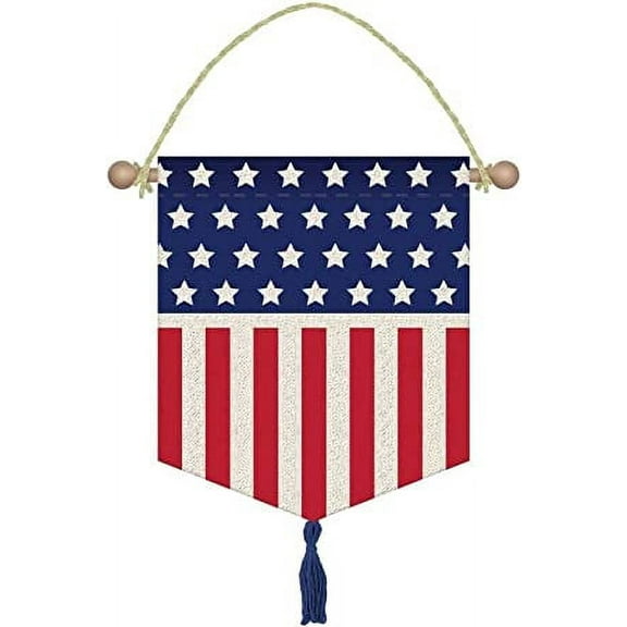 Stars and Stripes Hanging Canvas Banner
