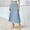 Light Blue, variant on Fresh Picks! Kilaqueen Officewear A-Line Skirts for Women Classic High Waisted Maxi Skirts Chiffon Flowy Pleated Skirts Tummy Control Long Skirts