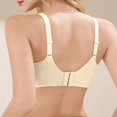 thumbnail image 4 of FUNUONY Women's Push Up Bra No Underwire Comfortable Wireless Bras Padded Seamless Bra Women Wireless Bras Soft Bra Bralette Full Coverage Everyday Bras White Xxl, 4 of 5
