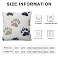 thumbnail image 5 of SHANXI Drawn Sketch White Grey Black Cats Cat Pillow Covers Pillowcases Home Decor Bed Couch Sofa Office Living Room Cushion for Cat Lovers Gifts 24x24in, 5 of 5