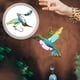 thumbnail image 2 of FELTECHELECTR Carillón de viento de colibrí para jardín, colgante decorativo para jardín, decoración de fiesta, 2 of 6
