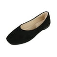 thumbnail image 2 of Tuobarr Womens Flats Shoes, Women's Round Toe Flat Mesh Flats Shoes, Women Girls Solid Shallow Casual Single Shoes, Comfort Soft Slip On Flats Shoes Black, 2 of 3