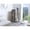 Light Gray, variant on Light Gray Engineered Wood Bar Cart | Offers Open and Enclosed Storage in Living Area | Meets US Safety Standards
