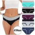 thumbnail image 1 of KaLI_store High Waisted Underwear For Women Comfortable Cotton Underwear for Women, High Waisted Boy Shorts Panties,Womens Boxer Briefs, 1 of 5