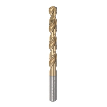 

Uxcell 11.4mm Titanium Coated M42 High Speed Steel 8% Cobalt (HSS-E) Twist Drill Bit