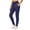 Navy, variant on Leggings for Women Elastic High Waist Drawstring Workout Hiking Gym Yoga Pants Fitted Joggers with Pockets