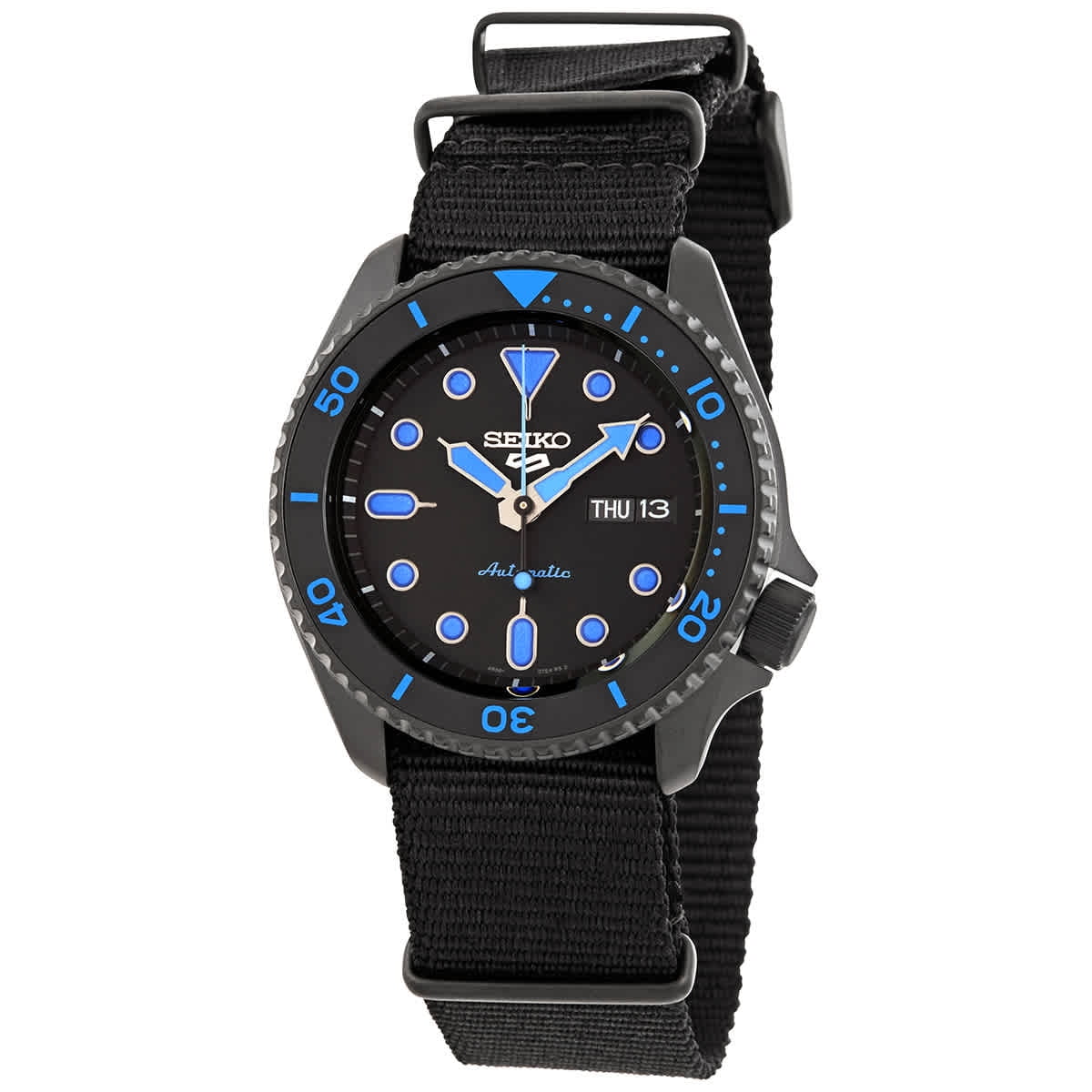 Seiko 5 sports Automatic Black Dial Men's Watch SRPD81K1 