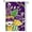 Color 5, variant on Newhomestyle Mardi Gras Garden Flag 12x18 Inch Double Sided, Fleur de Lis New Orleans Carnival Yard Outdoor Decoration