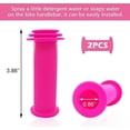 thumbnail image 2 of 2pcs Bike Handlebar Grips, Non-Slip Soft Rubber for Kids Bikes, 2 of 4