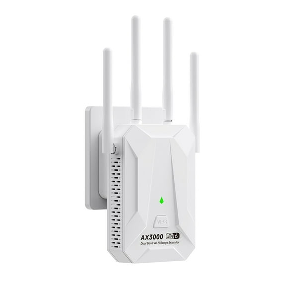 WiFi6 3000Mbps Wireless Repeater Dual Band 2.4Ghz 5GHz WiFi Extender WiFi 6 Amplifier Signal Expansion Booster US Plug