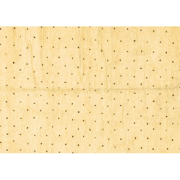 Ahgly Company Indoor Rectangle Solid Brown Modern Area Rugs, 7' x 9'