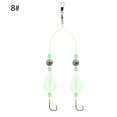thumbnail image 1 of Lttoisl Luminous Fishing Rig with Double Hooks, Glow-in-the-Dark Floats, High-Carbon Steel, Size 10, 1 Count, Enhanced Visibility for Night Fishing, 1 of 8