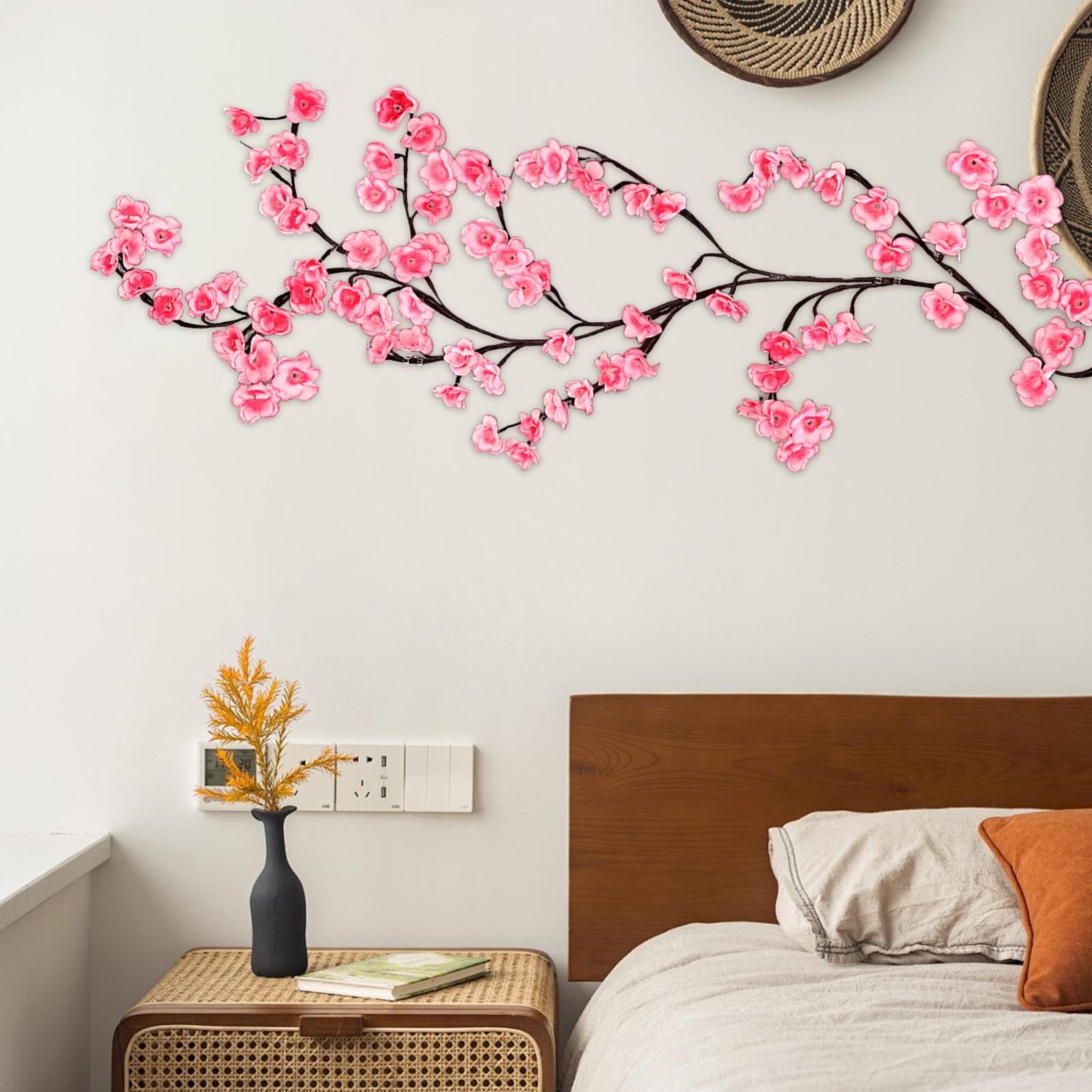 A Led Wall Branch Lights Garland With 8 Lighting Modes Warm White String Lights For Bedroom Trees Interior Walls Usb Powered 1.6 Meters 48 Lights