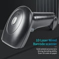 thumbnail image 3 of USB Barcode Scanner 1D Handheld Wired Bar Code Reader with Stand Support Paper Code for Supermarket Library Book Shop Logistics Retail Warehouse, 3 of 7
