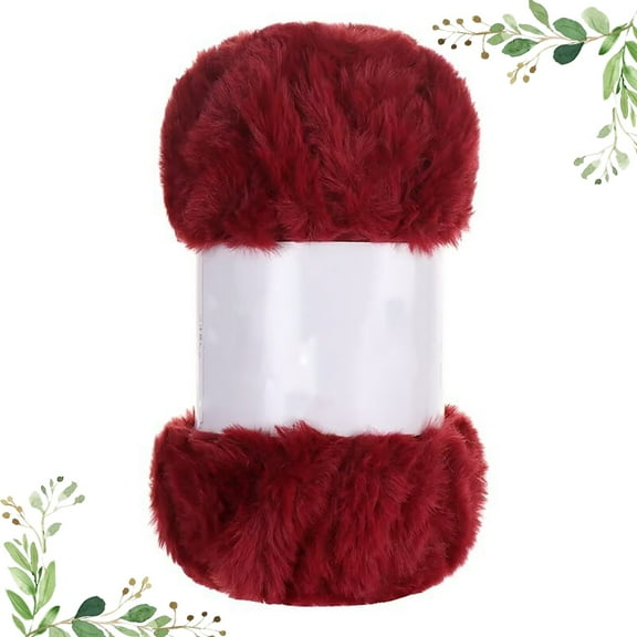 DIY Knitting Kit,2 Skeins Yarn Chunky Yarn Eyelash Yarn For Crochet Knit Coarse Yarn Imitation Wool Yarn