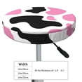 thumbnail image 4 of Susaid Cow Spots Print Elastic Bar Stool Cover Personalized Washable Stool Cover for Barbershop Home Bar Kitchen-12 inch, 4 of 7