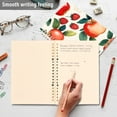 thumbnail image 4 of FORMRS 1-Subject Spiral Notebook 8" x 5" College Ruled 60 Refillable Sheet A5 Hard Cover, 2 Pack, Strawberry Pattern, 4 of 7