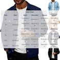 thumbnail image 3 of DayScoop Mens Jackets Fashion Outerwear Casual Fall Long Sleeve Solid Color Lapel Multi Pocket Workwear Outer Tops, 3 of 5