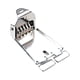 thumbnail image 4 of Universal Banjo Tailpiece DIY Craft Fácil de usar Aleación de zinc Plata resistente para instrumentos musicales Guitarra acústica Banjo Bass, 4 of 9