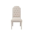 thumbnail image 4 of Newboti Furniture Wynsor Fabric & Antique Champagne Finish Side Chair(Set of 2) 50503, 4 of 5
