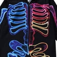 thumbnail image 5 of Bullpiano Matching Family Pajamas Sets Holiday Halloween Hooded One-Piece PJS Family Skeleton Jumpsuit, 5 of 9