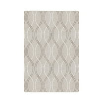 Joy Carpets 2039C-03 5 ft. 4 in. x 7 ft. 8 in. Seventh Heaven Area Rug  Beige