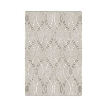 Joy Carpets 2039C-03 5 ft. 4 in. x 7 ft. 8 in. Seventh Heaven Area Rug  Beige
