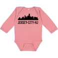 thumbnail image 3 of Inktastic Jersey City New Jersey City Skyline Boys or Girls Long Sleeve Baby Bodysuit, 3 of 5