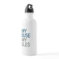 thumbnail image 3 of CafePress - My House My Rules Stainless Water Bottle 1 - Stainless Steel Water Bottle, Sports Bottle, 1.0L, 3 of 5
