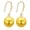Gold Plated, variant on 12mm Elegant Pearl Drop Earring with Gold - Tone Hook, Timeless Fashion Jewelry for Women